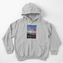 Beach Sunset Kids Pullover Hoodie