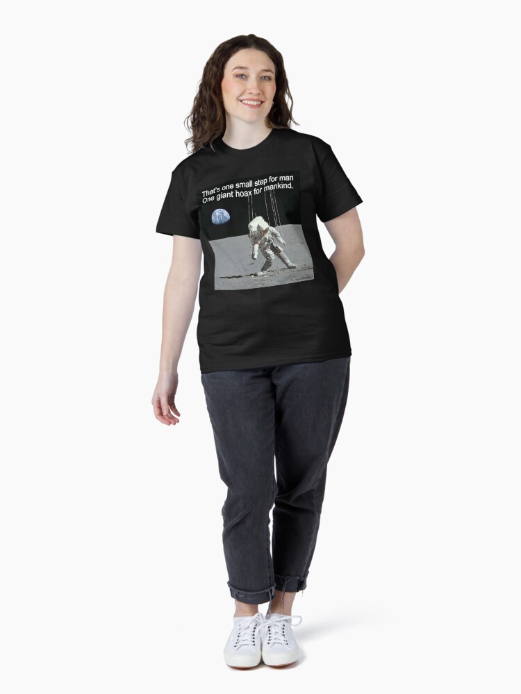 Thumbnail 4 of 7, Classic T-Shirt, Moon Beams designed and sold by EyeMagined.