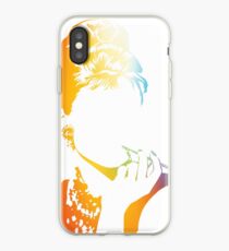 Audrey Hepburn vacant expression iPhone Case