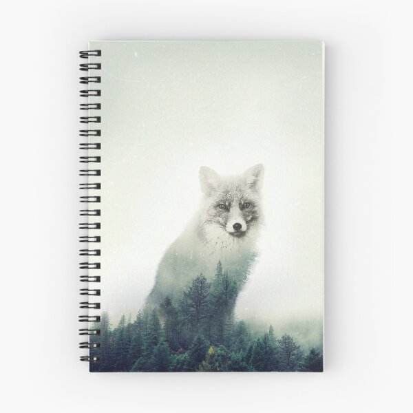 Item preview, Woodland Animal Fox Double Exposure designed and sold by PrintsProject.