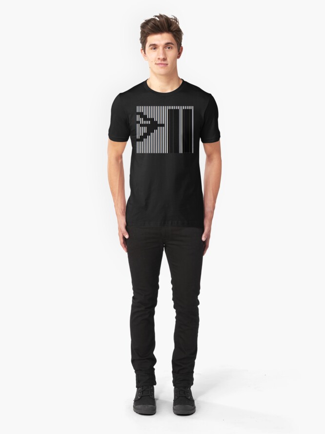 Alternate view of 911 Barcode Slim Fit T-Shirt