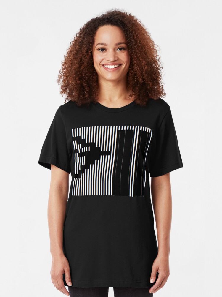 Alternate view of 911 Barcode Slim Fit T-Shirt