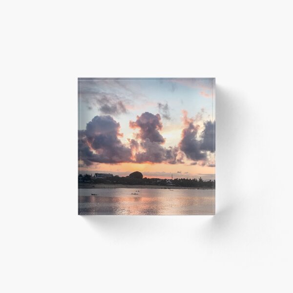 Madagascar Sunset Acrylic Block