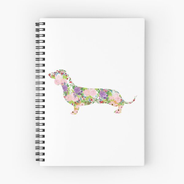 Item preview, Floral Dachshund designed and sold by tribbledesign.