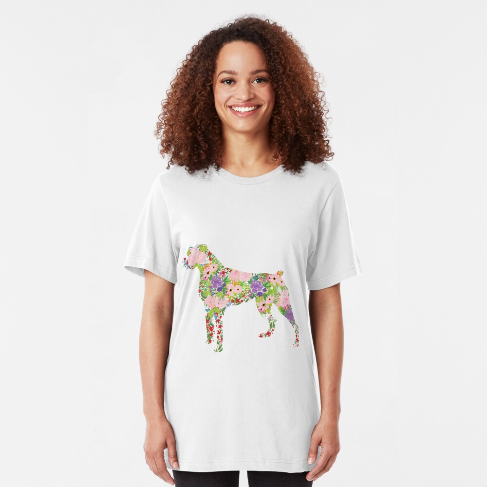 Floral Boxer Slim Fit T-Shirt