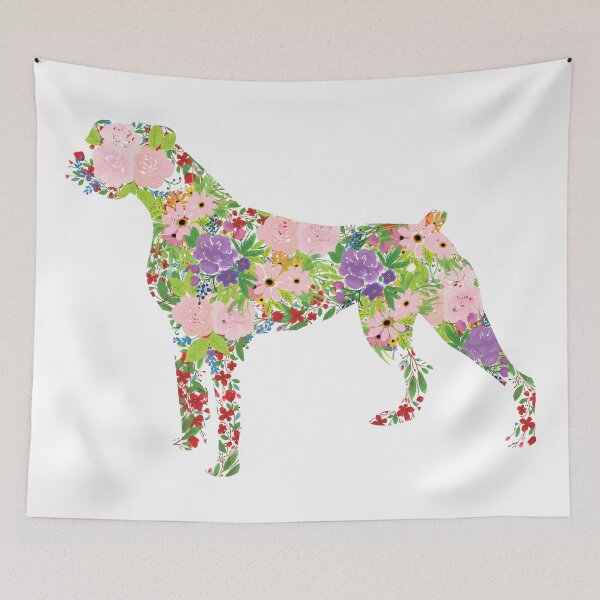 Item preview, Floral Boxer designed and sold by tribbledesign.