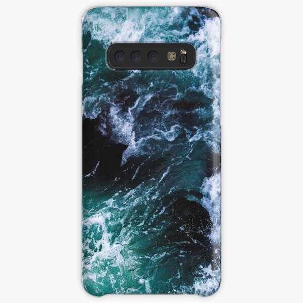 Blue Ocean Waves, Sea Photography, Seascape Samsung Galaxy Snap Case