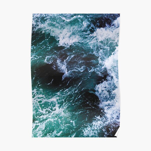 Ocean Waves Posters Redbubble