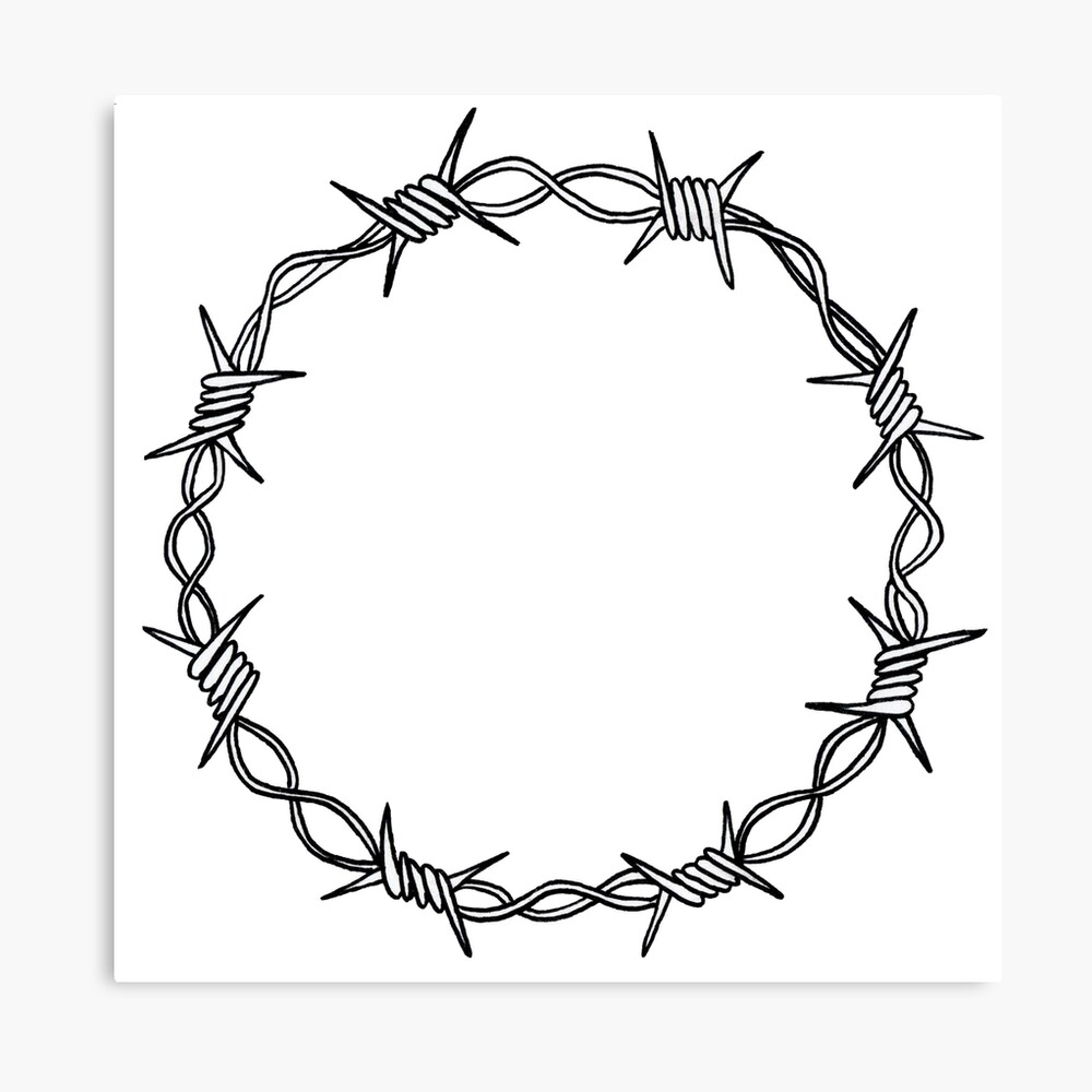 Barbed Wire Wreath