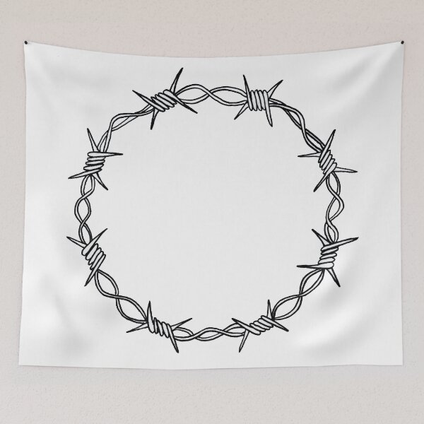 Item preview, Barbed Wire Wreath designed and sold by Alisha Southwell.