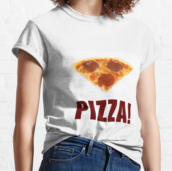 Roblox Pizza T Shirts Redbubble - roblox videos youtube pizza game karina