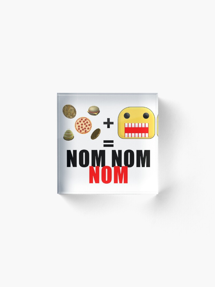 Roblox Get Eaten By The Noob Acrylic Block By Jenr8d Designs Redbubble - get eaten by a noob finished roblox