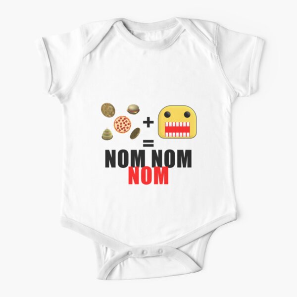 Classic Roblox Short Sleeve Baby One Piece Redbubble - roblox game baby eat battery