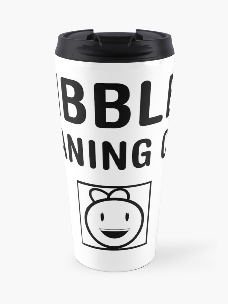 Roblox Cleaning Simulator Equipo De Limpieza Taza De Viaje - roblox noob mugs redbubble