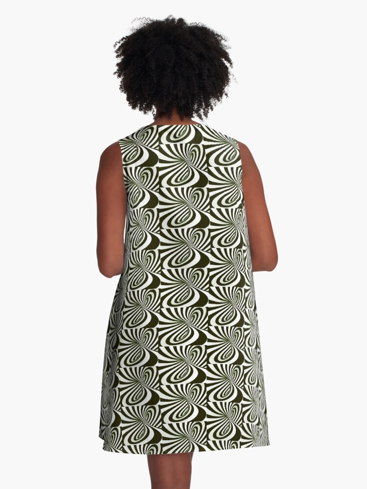 Thumbnail 3 of 4, A-Line Dress, Zone Out designed and sold by kinkatstyle.