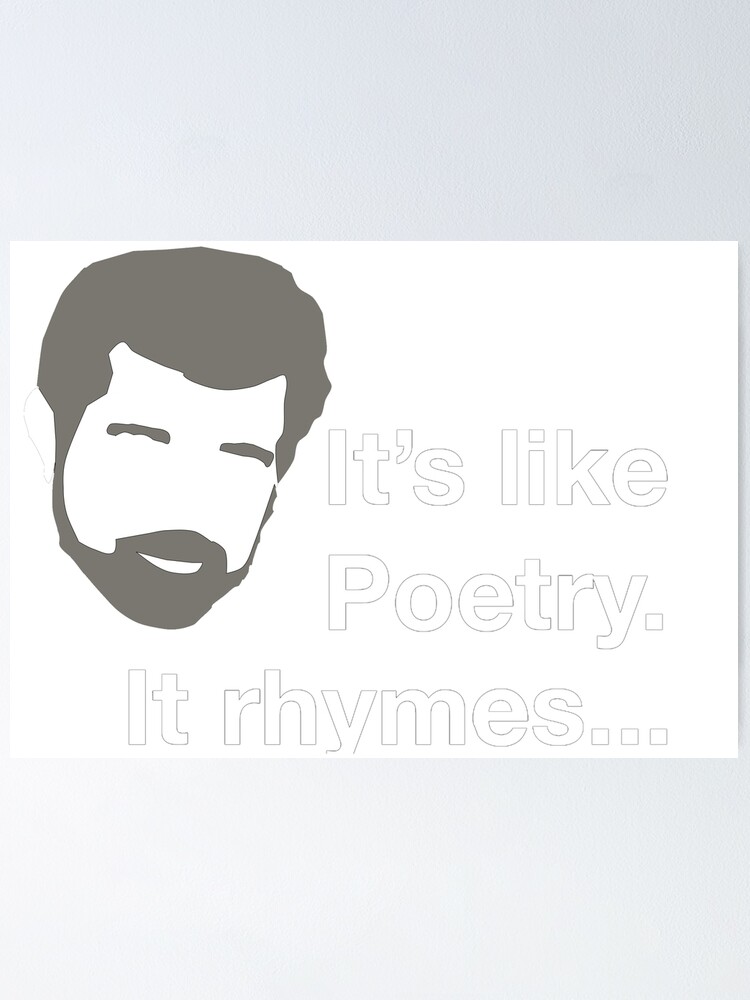 "George Lucas - "It's Like Poetry, It Rhymes"" Poster by Faldor | Redbubble