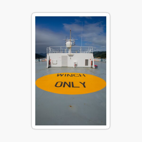 Winch Only Sticker