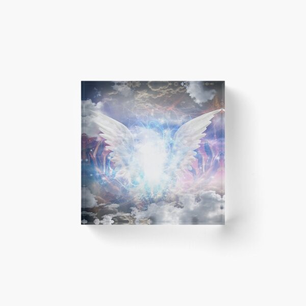 Angel of light Acrylic Block