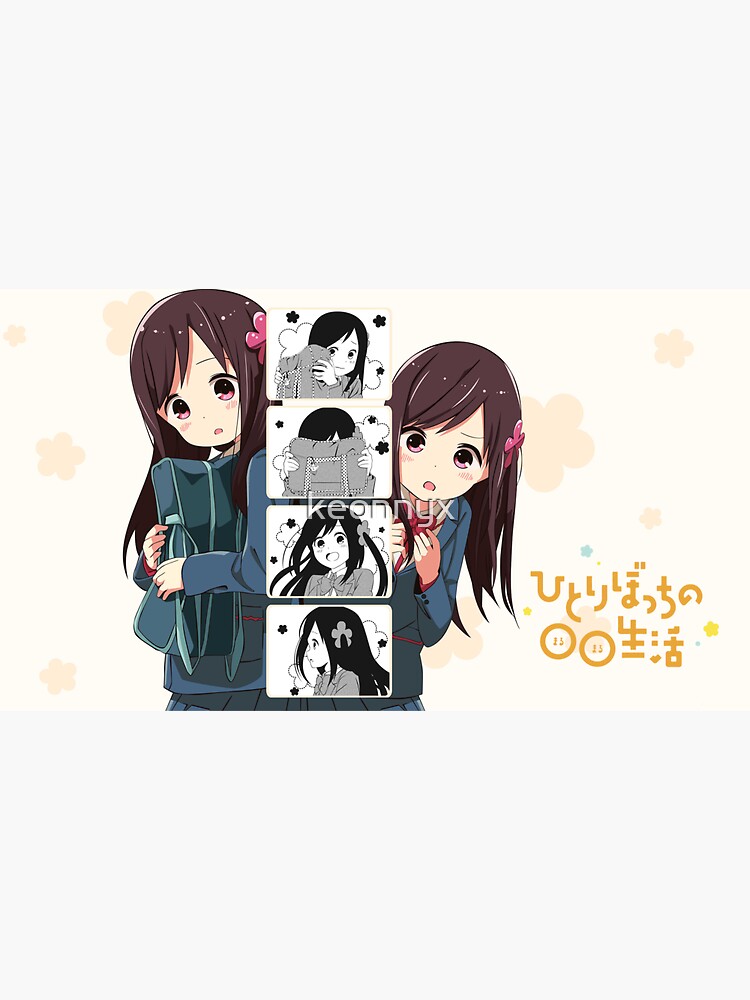 Hitoribocchi no Marumaru Seikatsu Sticker for Sale by keonnyx