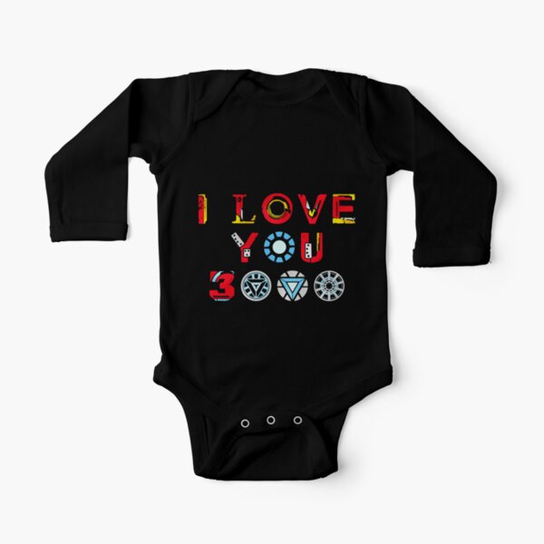 I Love You 3000 v3 Long Sleeve Baby One-Piece