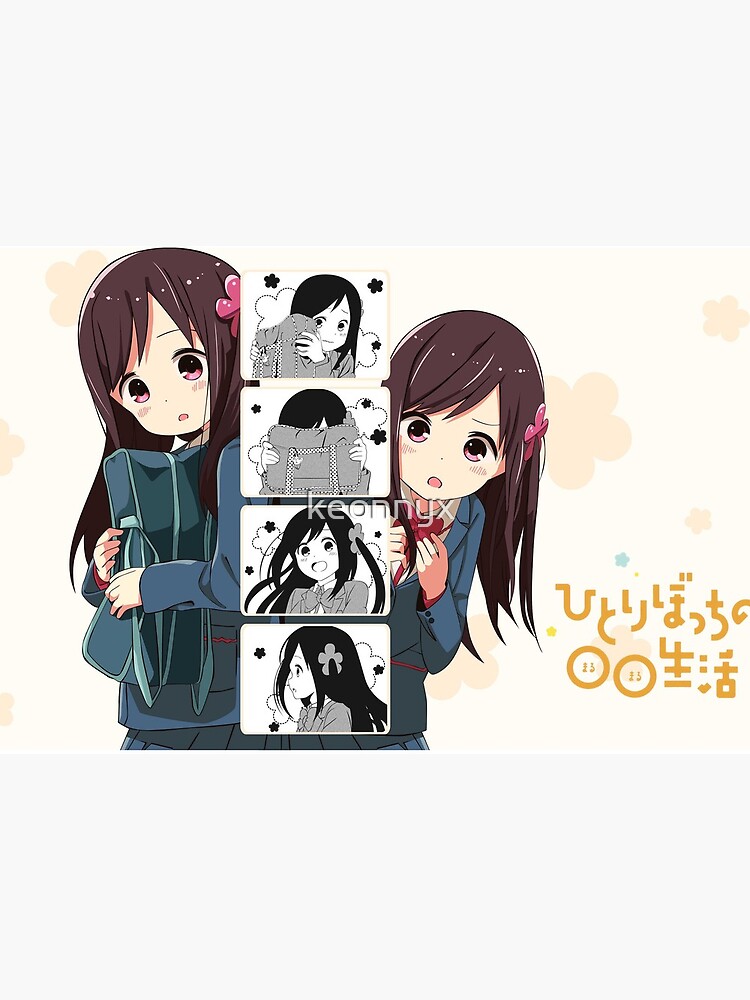 Hitori Bocchi no Marumaru Seikatsu anime shirt Art Board Print