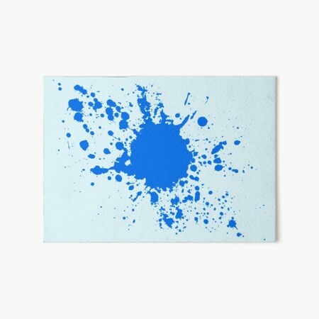 Blue Paint Splatter | Art Board Print