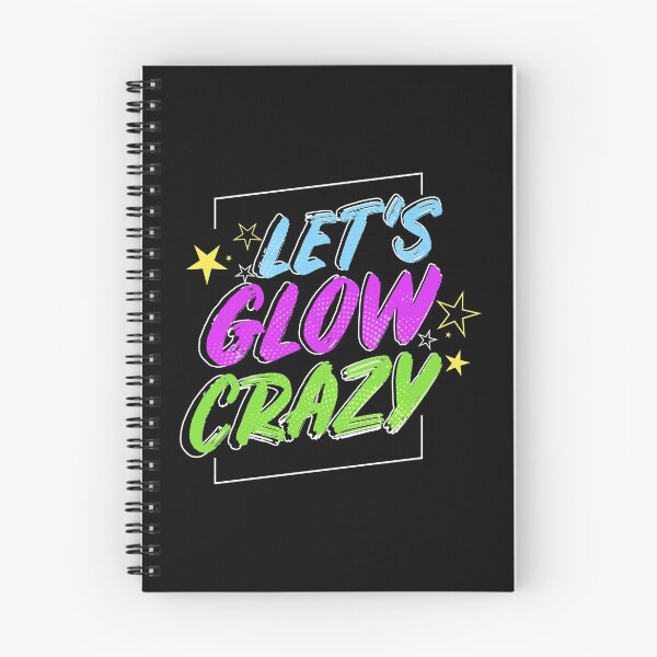 Item preview, Lets Glow Crazy product, 80s Tee, Neon print designed and sold by Lisbob.