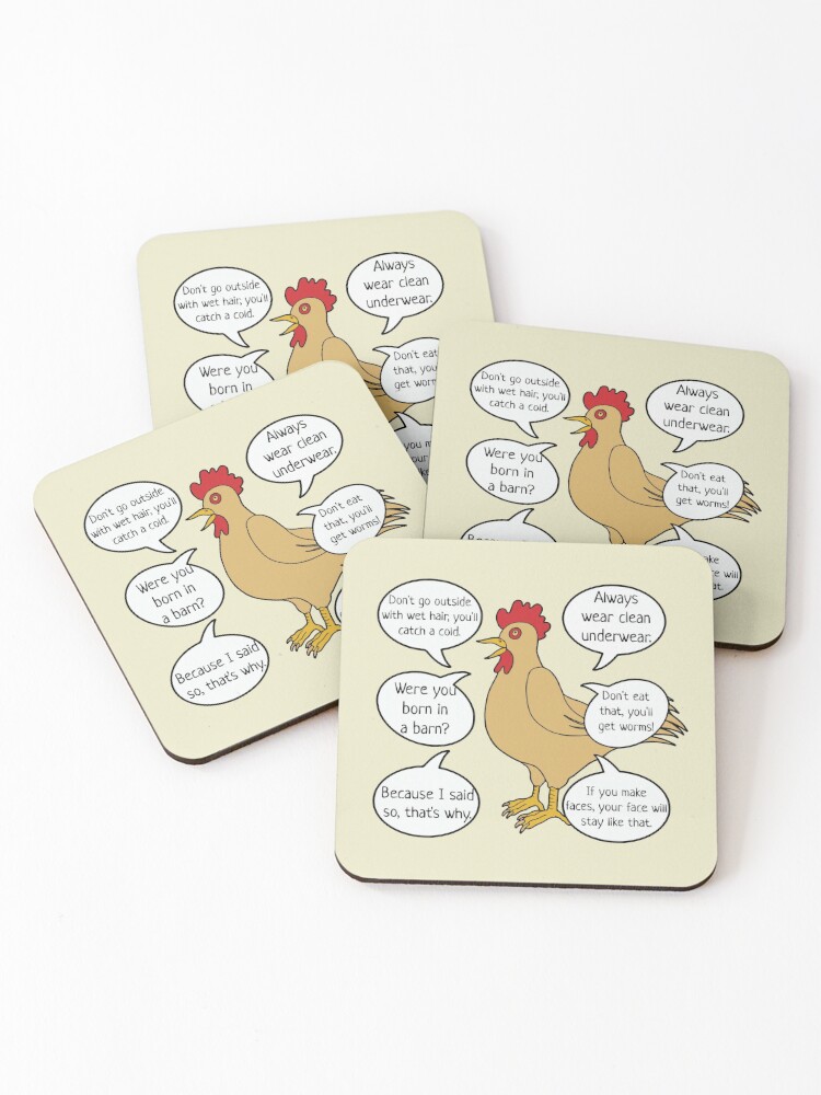 Funny Mother Hen Mom Sayings Poster for Sale by ironydesigns