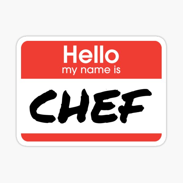 Item preview, Hello My Name Is Chef designed and sold by everything-shop.