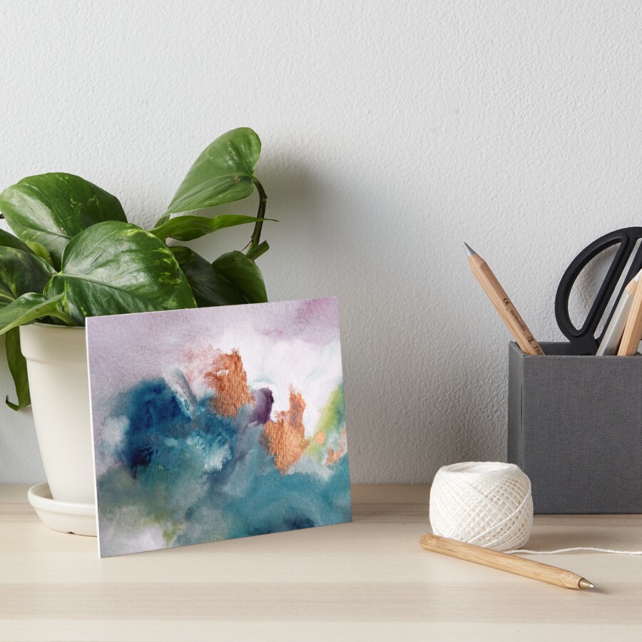 Abstract Birth Art Board Print