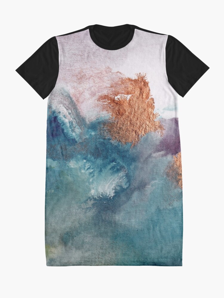 Alternate view of Abstract Birth Graphic T-Shirt Dress