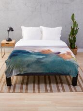 Abstract Birth Throw Blanket