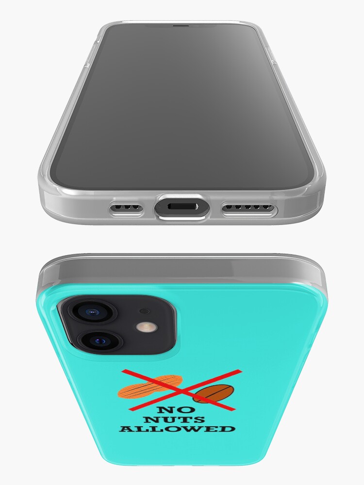 Alternate view of No nuts, Nut allergy,Anaphylaxis,Epipen,Allergies iPhone Case & Cover
