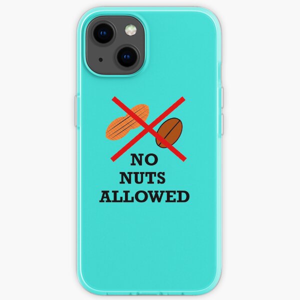 No nuts, Nut allergy,Anaphylaxis,Epipen,Allergies iPhone Soft Case