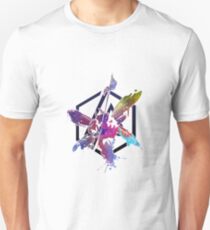 Hybride Theorie Kunst Design Slim Fit T-Shirt