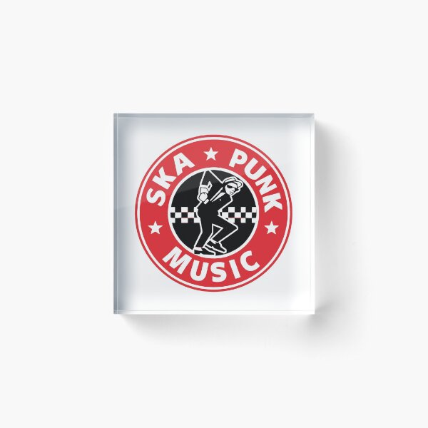 Ska Punk Music Acrylic Block