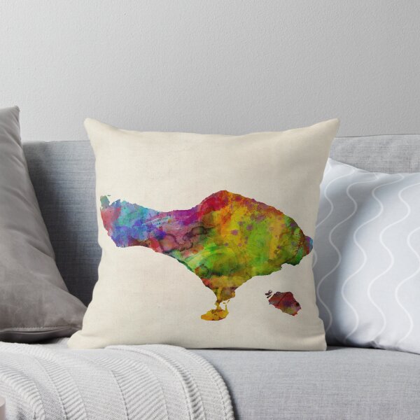 Item preview, Bali Watercolor Map designed and sold by ArtPrints.