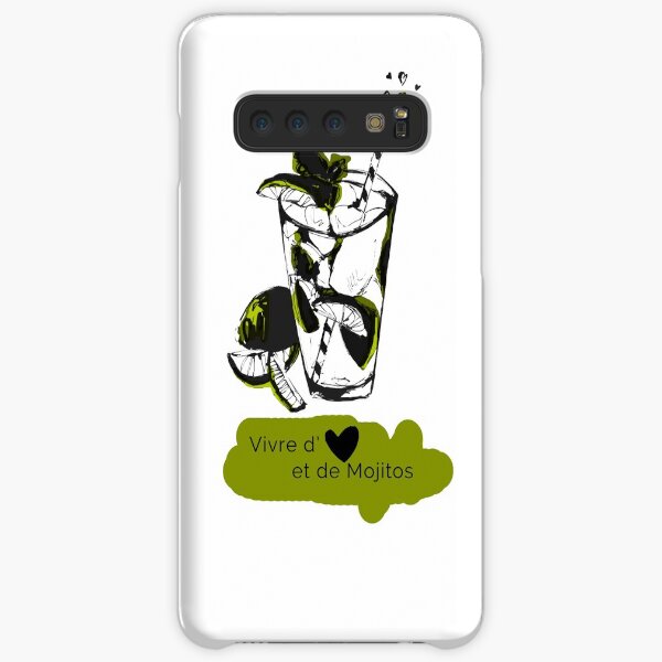 Vivre d'amour et de Mojitos Coque rigide Samsung Galaxy
