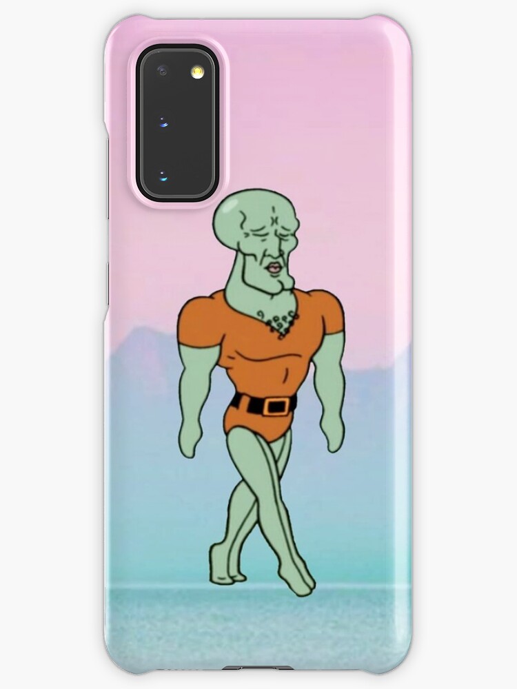Spongebob Squarepants Aesthetic Handsome Squidward Samsung Galaxy Phone Case By Jabelss Redbubble