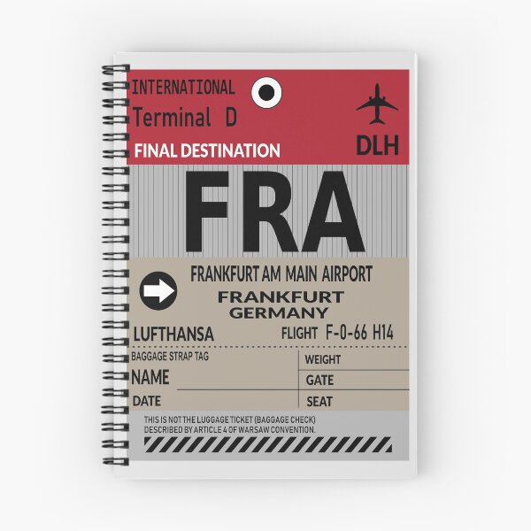 Item preview, Baggage Day Frankfurt am Main designed and sold by Froeschchen.