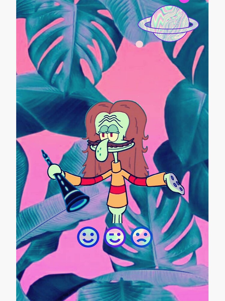 "SpongeBob Squarepants aesthetic Hippie" Sticker for Sale by Jabelss