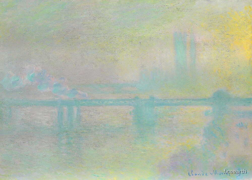 Charing Cross Bridge London By Claude Monet 1901 By