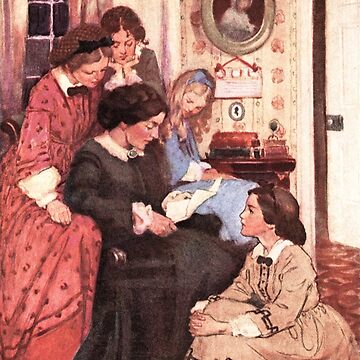 Artwork thumbnail, Jessie Willcox Smith - Little Women - The Letter by vintage-art