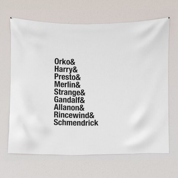 Item preview, Wizards of Fantasy Fiction Helvetica List designed and sold by azule1.