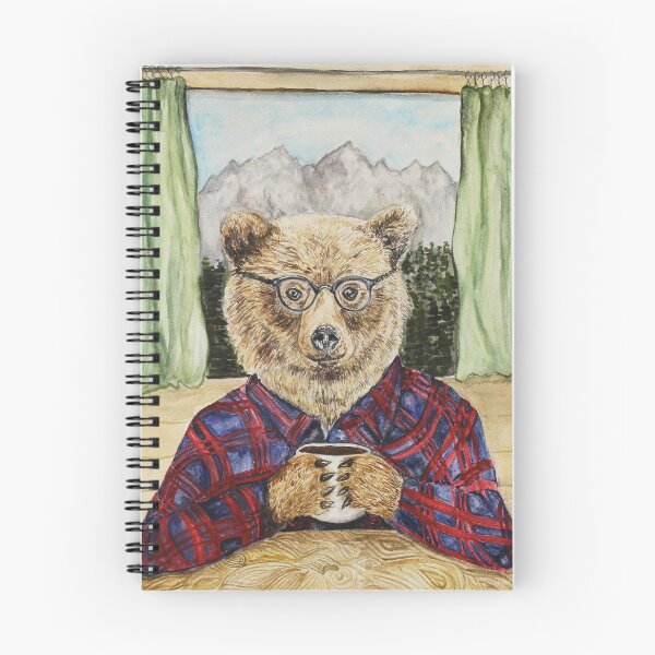 Item preview, Mountain Man Bear designed and sold by Natalie Fabbri.