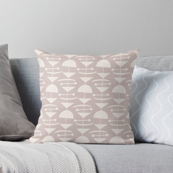 Item preview, Retro Mid Century Modern Abstract Mobile Pattern 864 Beige designed and sold by tonymagnerart.