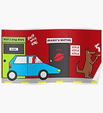 Little red Riding in the Hood Poster