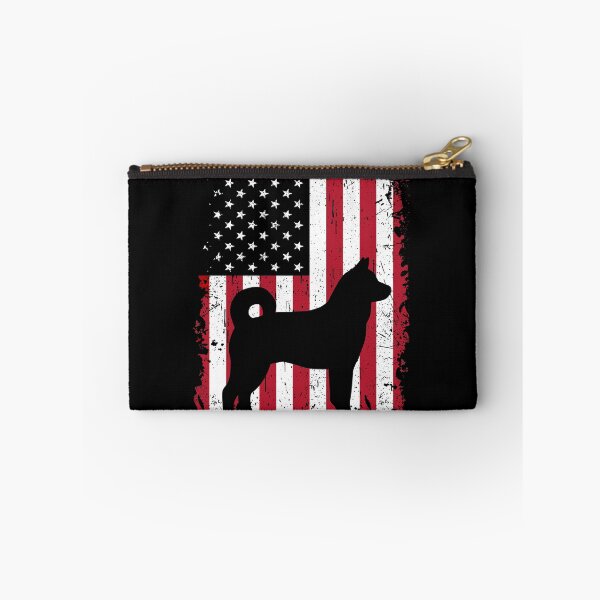 Item preview, Norwegian Elkhound Dog USA Flag Patriotic 4th of July designed and sold by rafaeltto.
