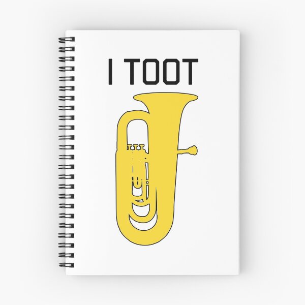 Item preview, Tuba - I TOOT - funny marching band/ concert band design  designed and sold by HEJAshirts.
