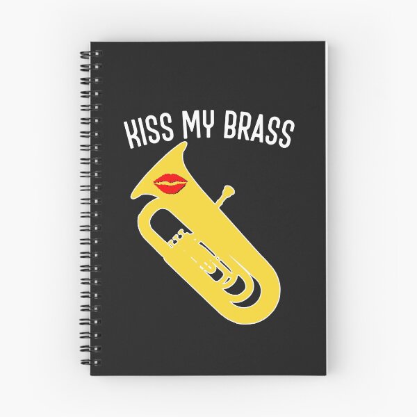 Item preview, Tuba - Kiss my brass - funny marching band/ concert band design  designed and sold by HEJAshirts.